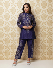 Purple Reign Linen Value Added Co-ord Set