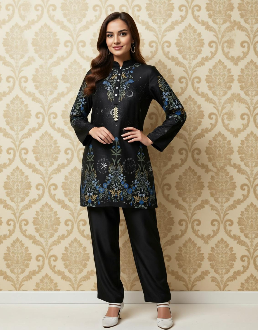 Shadow Play Viscose Value Added Co-ord Set