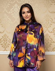Bold Brush Viscose Printed Shirt