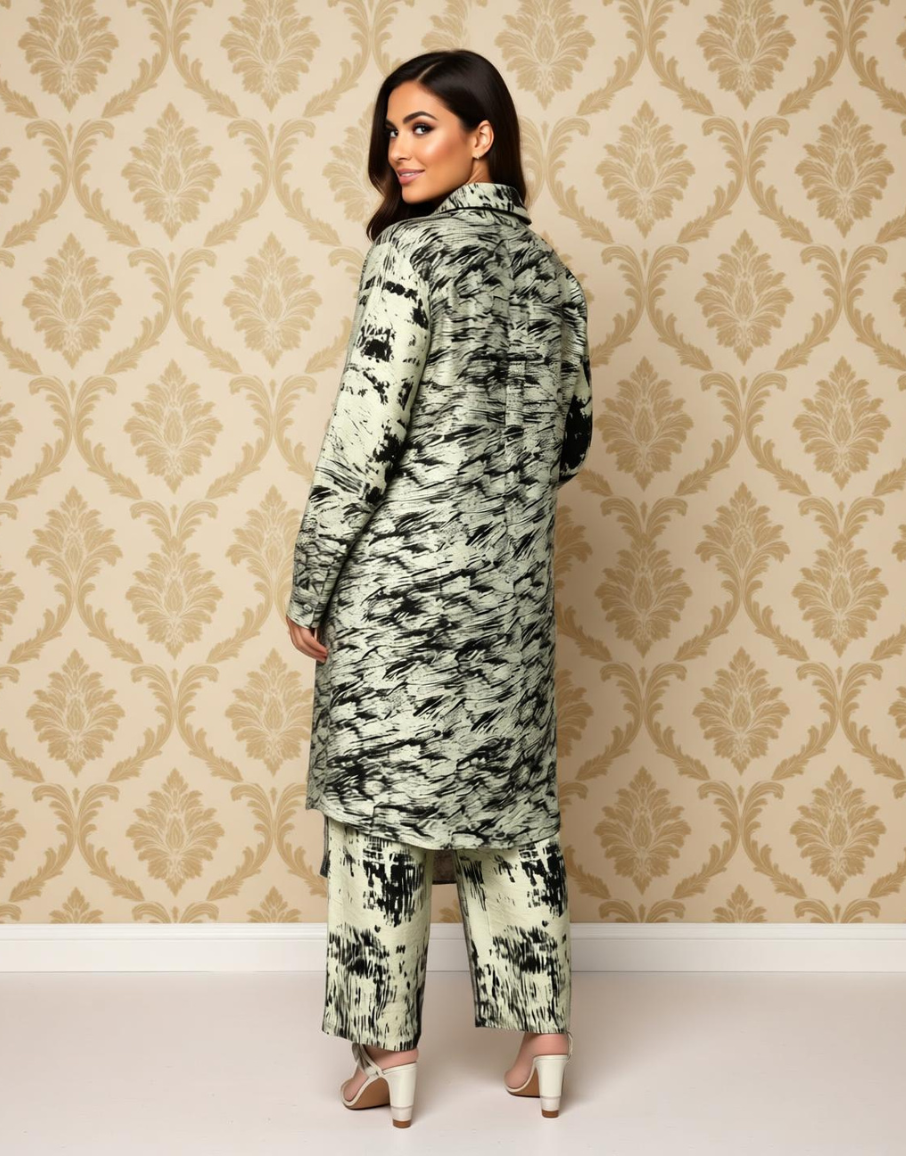 Chroma Vibe Printed Viscose Coord Set