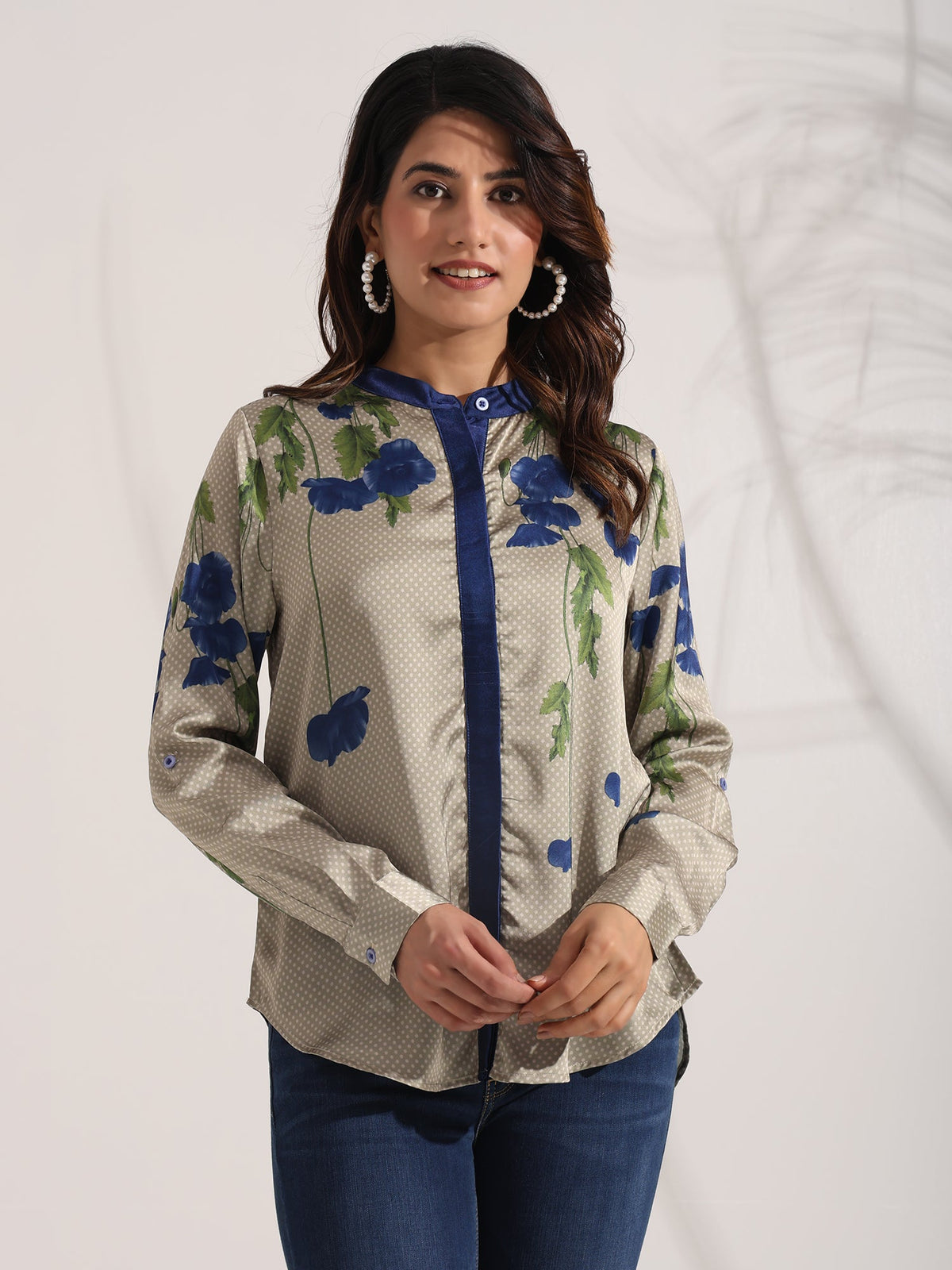 Green Petal Dance Shirt