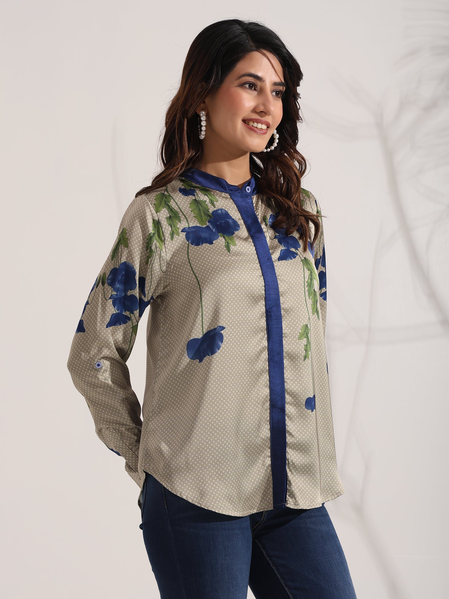 Green Petal Dance Shirt