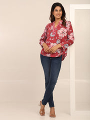 Pink Wildflower Dream Tops