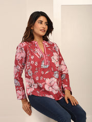 Pink Wildflower Dream Tops