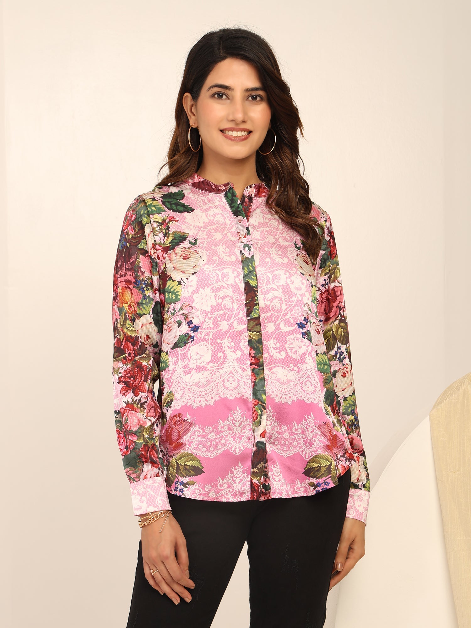 Pink Soft Blossom Shirt