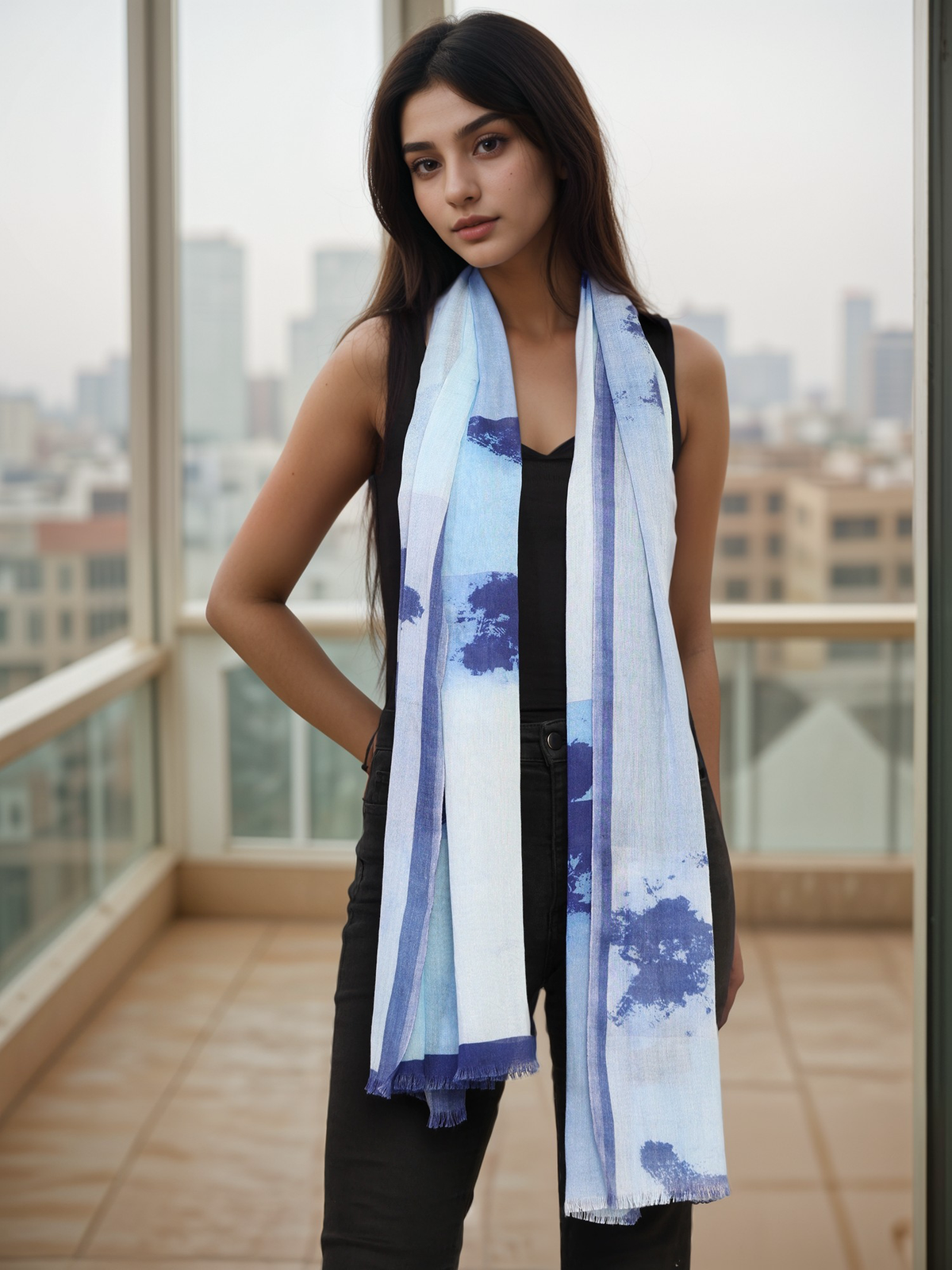 PRINTED MODAL SCARF