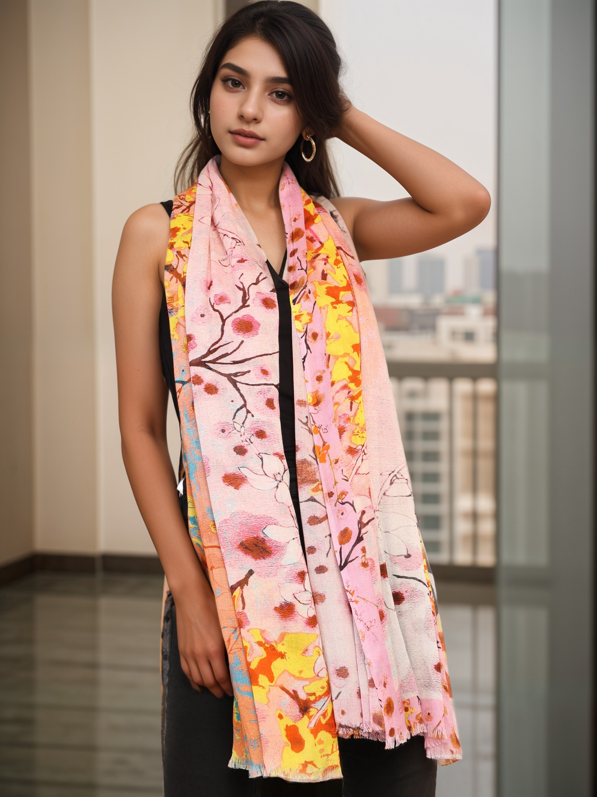 PRINTED MODAL SCARF