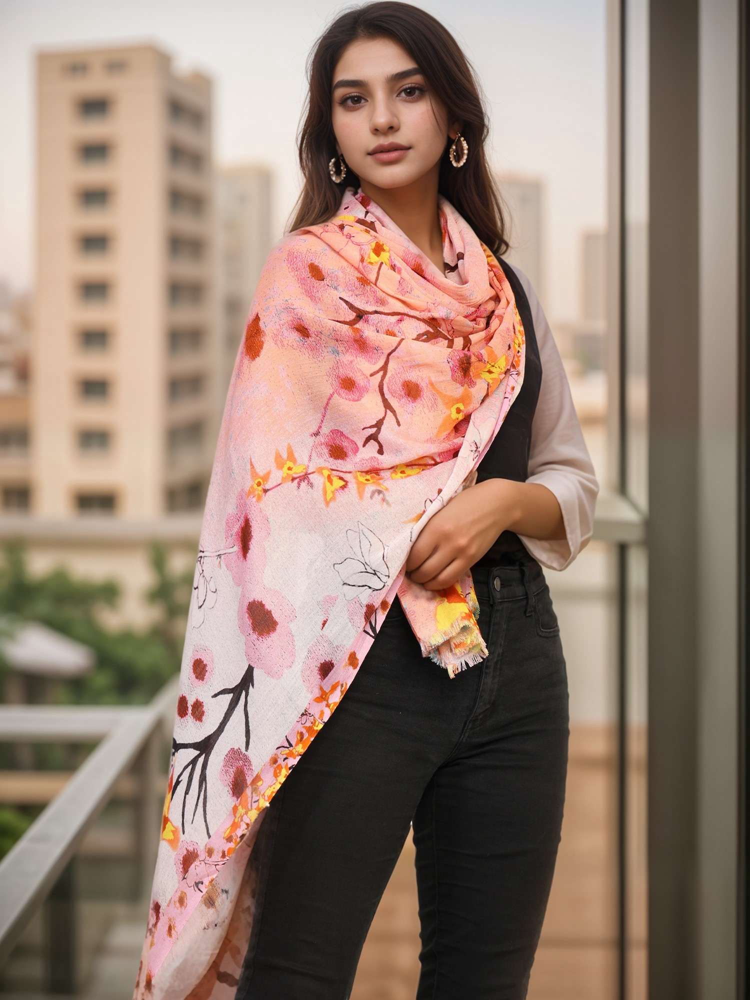 PRINTED MODAL SCARF