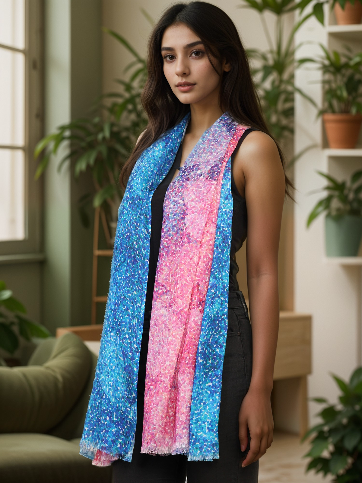 PRINTED MODAL SCARF