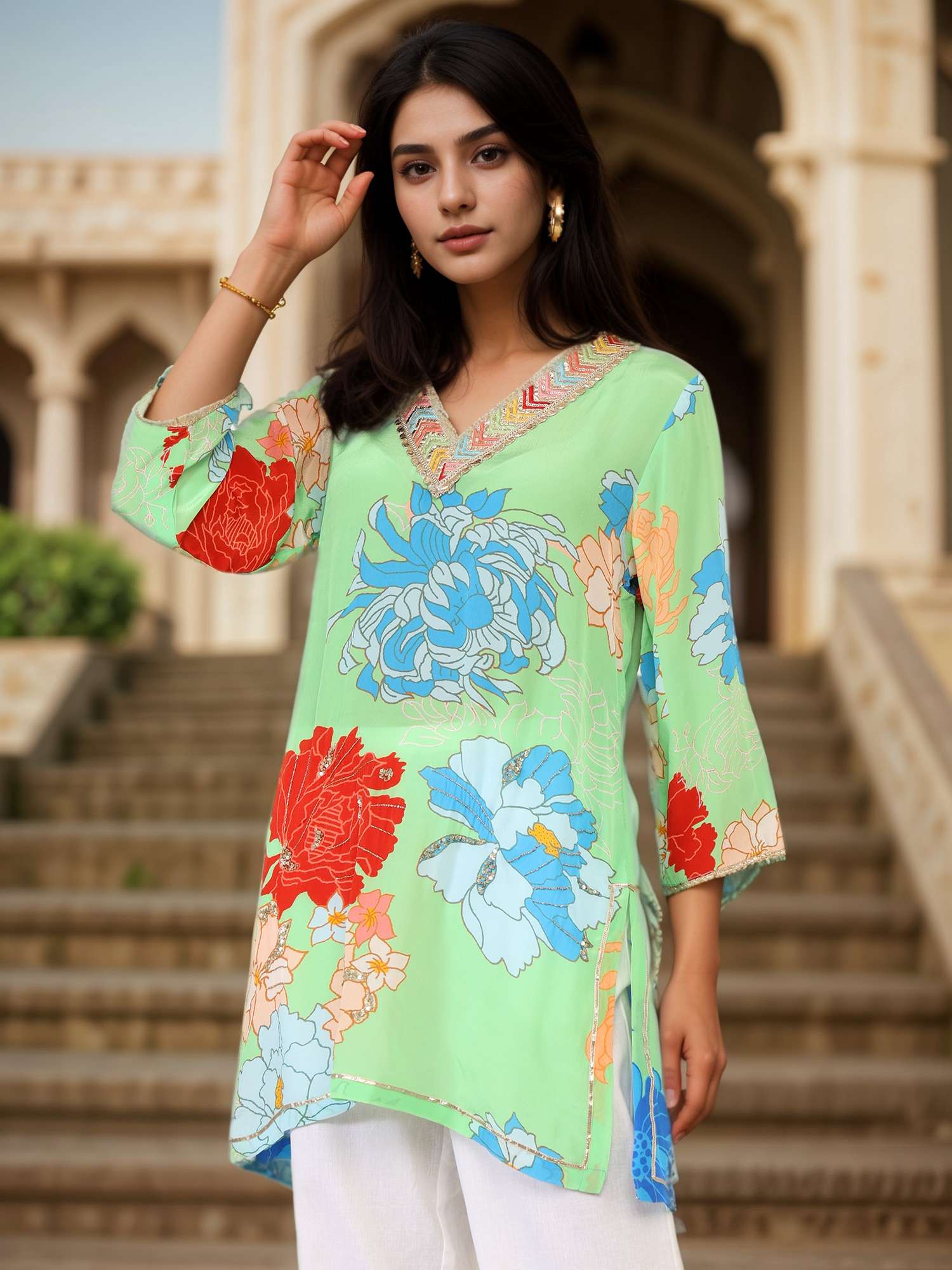 TOSCEE PRINTED TUNIC