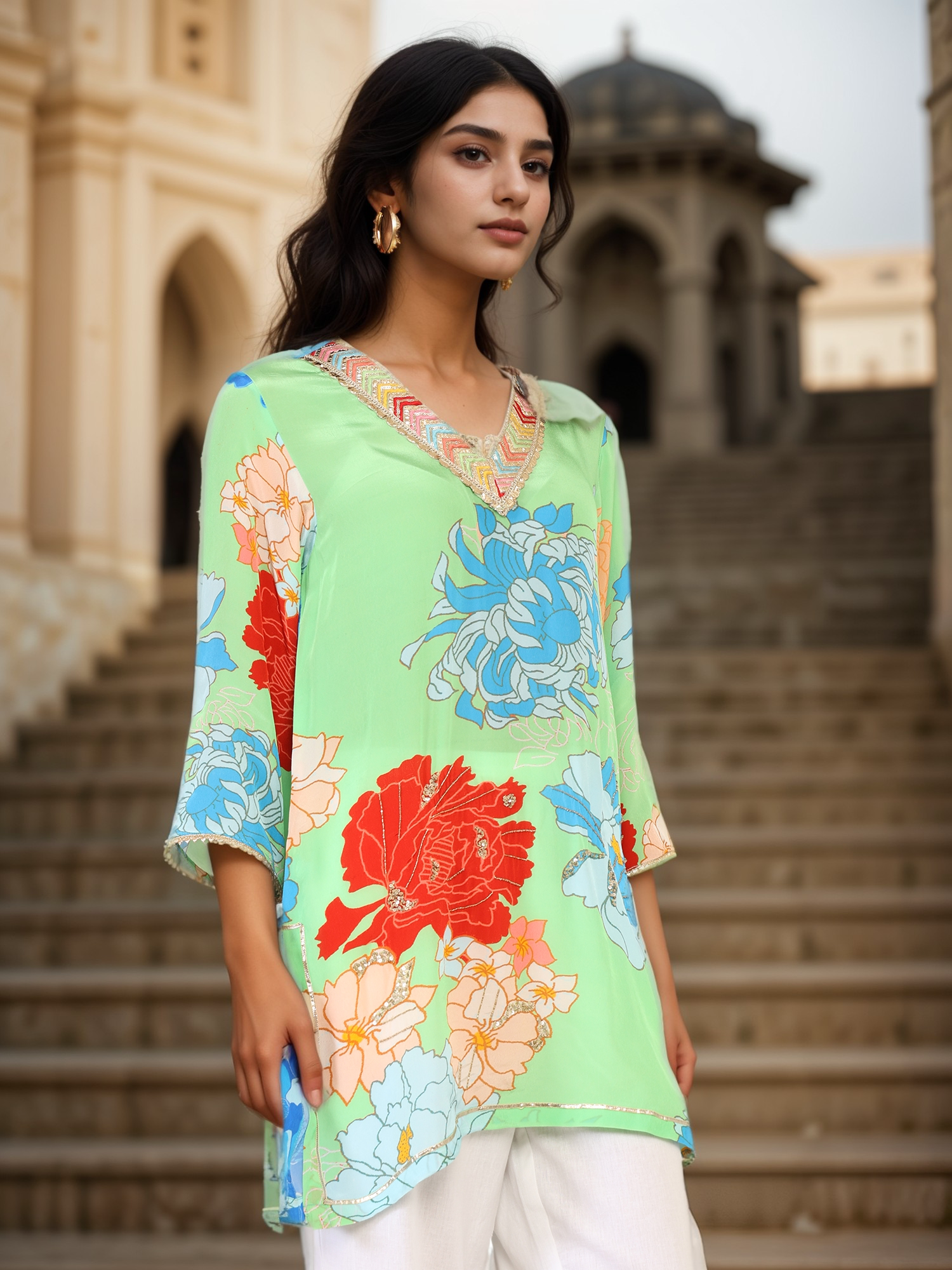 TOSCEE PRINTED TUNIC