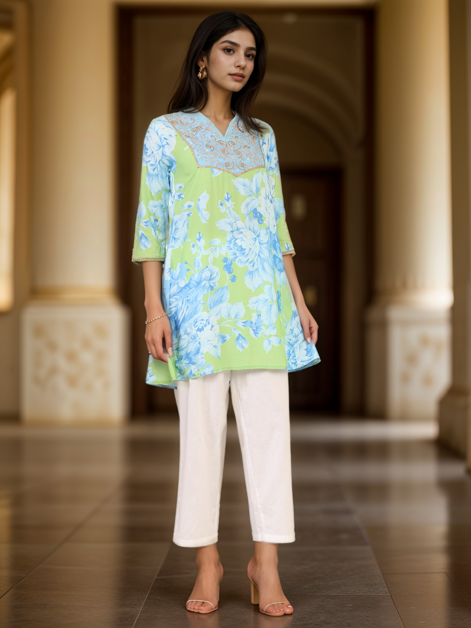 TOSCEE PRINTED KURTA SET