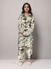 Chroma Vibe Printed Viscose Coord Set