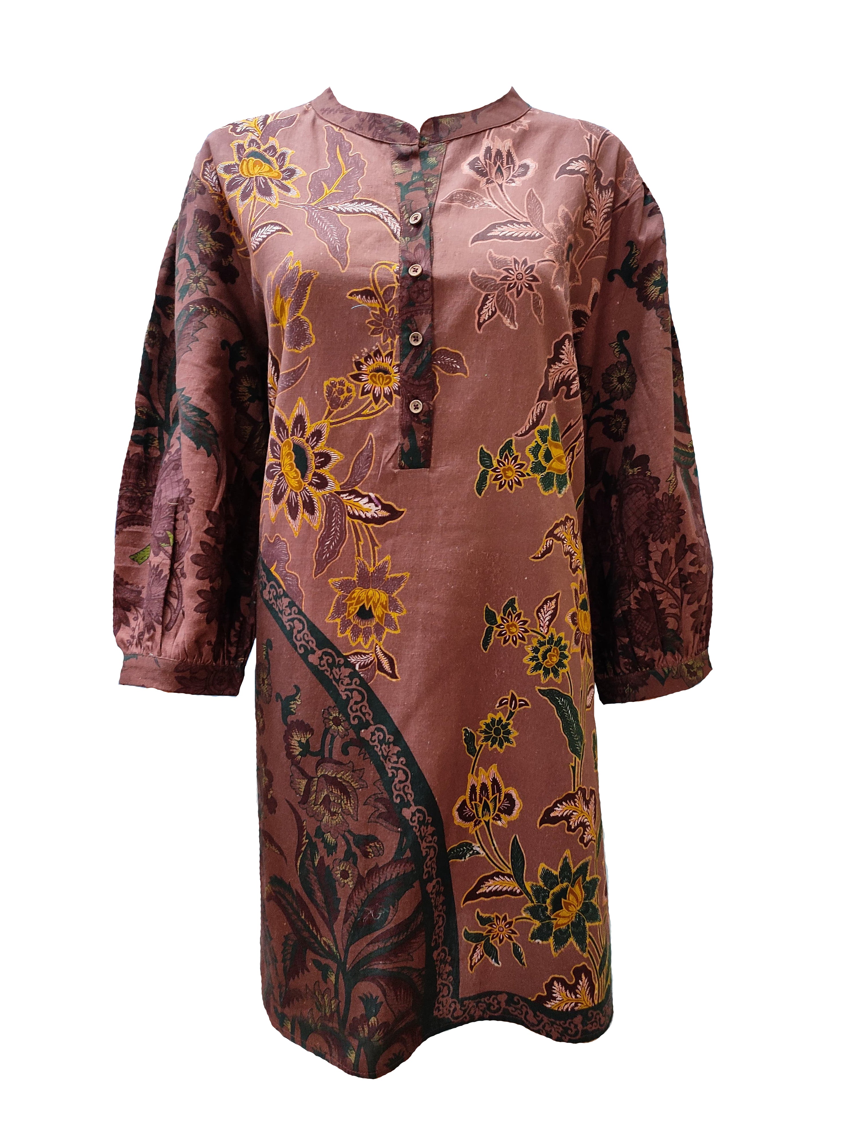 PRINTED VOILET TUNIC