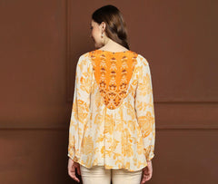 PRINTED ASTER TUNIC - TOSCEÉ