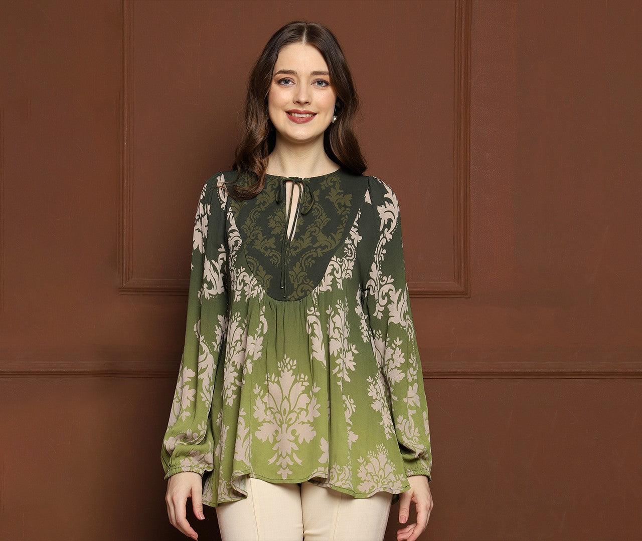 PRINTED ASTER TUNIC - TOSCEÉ