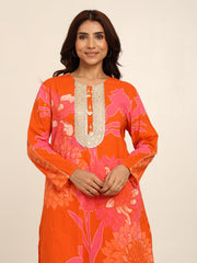 Red Rebel Kurta set