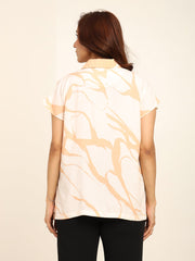 Bloom in Beige Shirt
