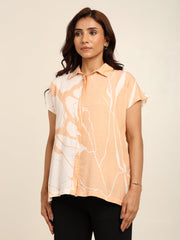Bloom in Beige Shirt