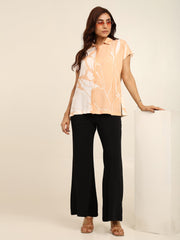 Bloom in Beige Shirt