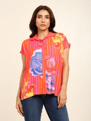Red Blossom Shirt