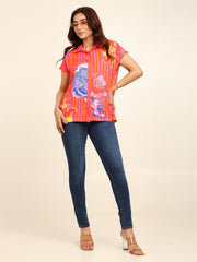 Red Blossom Shirt