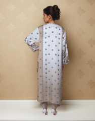 Ethereal Elegance Satin Value Added Kurta Set