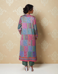 Frosted Mint Satin Value Added Kurta Set