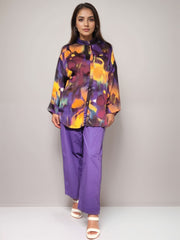 Bold Brush Viscose Printed Shirt