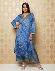 Royal Sapphire Viscose Value Added Kurta Set