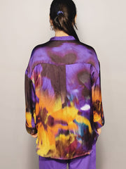 Bold Brush Viscose Printed Shirt