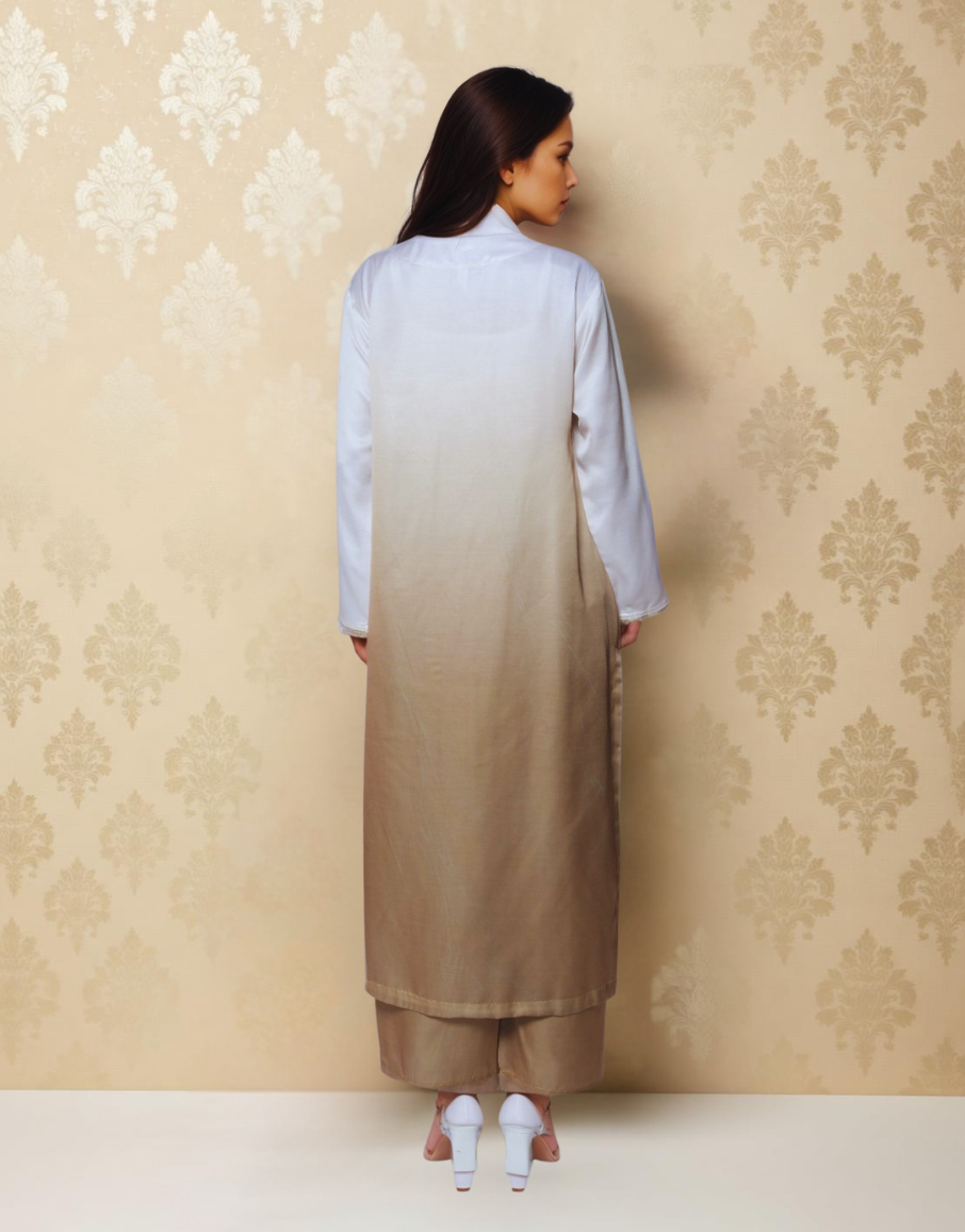 Almond Silk Satin Value Added Kurta Set