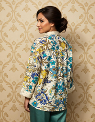 Petal Pop Printed Viscose Shirt