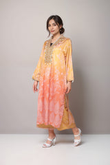 Sunlit Spice Satin Value Added Kurta Set