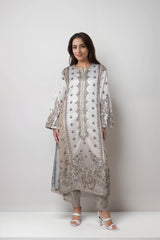 Ethereal Elegance Satin Value Added Kurta Set