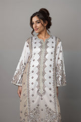 Ethereal Elegance Satin Value Added Kurta Set