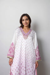 Snowflake Satin Value Added Kurta Set