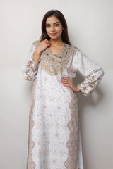 Pearl Blossom Satin Value Added  Kurta Set