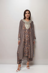 Rustic Root Viscose Value Added  Kurta Set