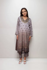 Cinnamon Charm Viscose Value Added Kurta Set