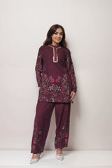 Royal Rouge Viscose Value Added coord set