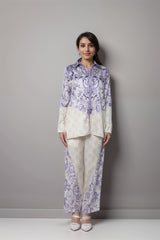 Alabaster Aura Linen Value Added Co-ords Set