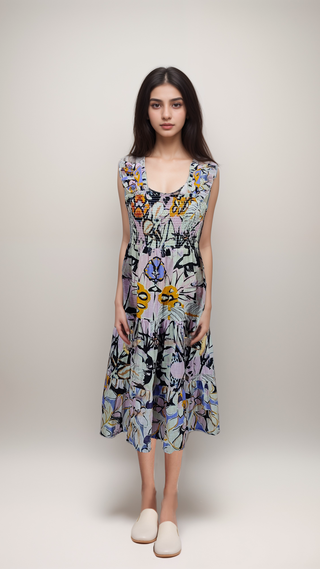 TOSCEE PRINTED DRESS