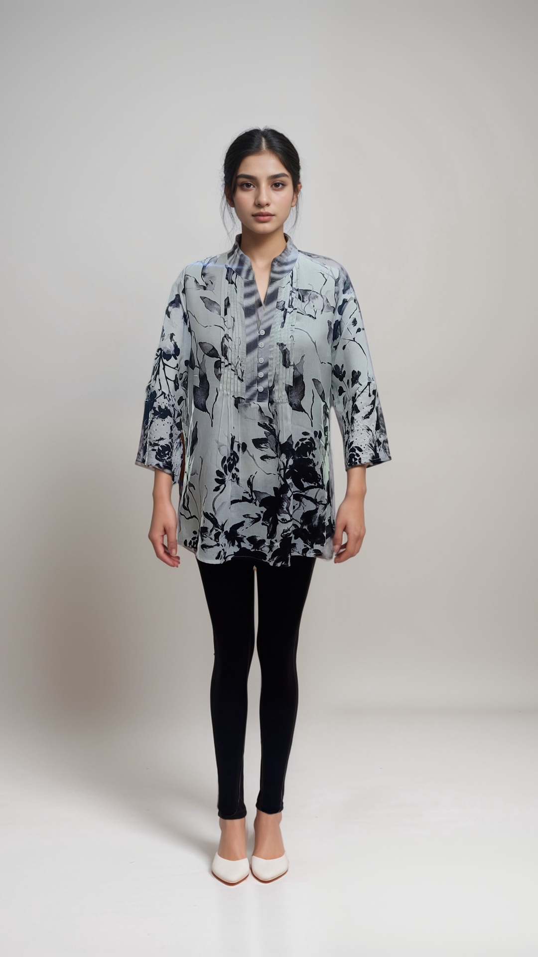 LILY PRINTED TOP