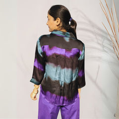 Core Hue Printed Satin Shirt