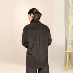 Blackout Basic Viscose Embroidered Shirt