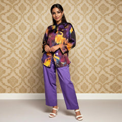 Bold Brush Viscose Printed Shirt